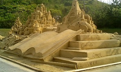 シンボル砂像